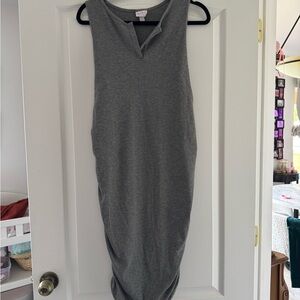 Isabel Maternity by Ingrid & Isabel Charcoal Midi Dress